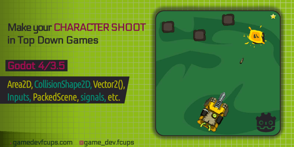 How to shoot in Godot 4