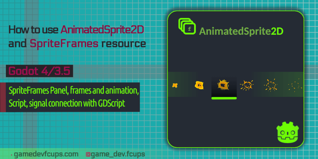 How to animate with AnimatedSprite2D in Godot